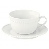 Чашка с блюдцем  Tiffany 0,25 л белый Easy Life