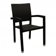 Кресло  Порто чёрное Konway