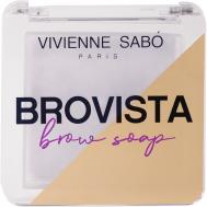 Фиксатор для бровей  Brovista brow soap, эффект ламинирования бровей, прозрачно-белесый, 3гр. VIVIENNE SABO