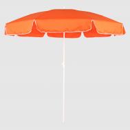 Пляжный зонт  оранжевый с белым 200/8 ODS