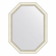 Зеркало в багетной раме  белый с серебром 60 мм 61х81 см Evoform