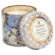Свеча в жестяной банке Ruby Peony & Honeysuckle (8906136680388) Veedaa
