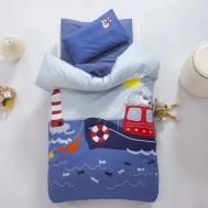 Комплект детского постельного белья  стандарт "Boat" для малышей Wonne Traum