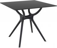 Стол квадратный  Air Table чёрный 76х76х74 см Siesta contract