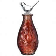 Бутылочка декоративная  Бухара красная 6,5х6,5х17,5 см LEFARD