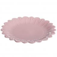 Тарелка обеденная  Lotus magic 26 см розовый Myatashop