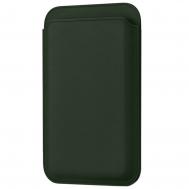 Картхолдер  Magnet Wallet для Apple iPhone с MagSafe, тёмно-зеленый VLP