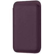 Картхолдер  Magnet Wallet для Apple iPhone с MagSafe, марсала VLP