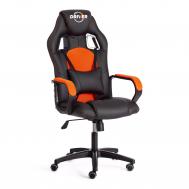 Кресло компьютерное  Driver искусственная кожа чёрное с оранжевым 55х49х126 см TC