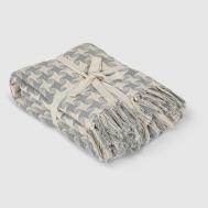 Плед  Peid-de-Poule grey серый 140х200 см Homelines textiles