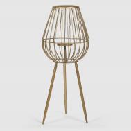 Подставка с подсвечником  24x24x59,5 см Dekor pap
