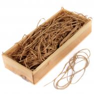 Коробка деревянная  111 прямоугольная со шнурком и наполнителем 33х13х6 см Grand Gift