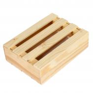 Коробка деревянная  303 прямоугольная с крышкой 22,5х16,5х7 см Grand Gift