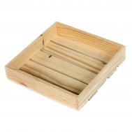Коробка деревянная  402 поддон 16,5х16,5х1,8 см Grand Gift