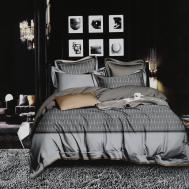 Комплект постельного белья  Elegance Edward grey Полуторный Wonne Traum