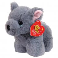 Игрушка мягкая  Домашние любимцы Собачка серая 16 см ABtoys