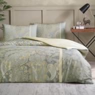 Комплект постельного белья  Полуторный grey chic paisley сатин Ozdilek