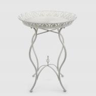 Подставка для цветов  металлическая L белая 60x60x77 см Anxi jiacheng