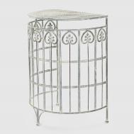 Подставка для цветов  приставная металлическая серая 41x28x50 см Anxi jiacheng