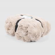 Плед флисовый  fluffy бежевый 200х220 см Hyseas