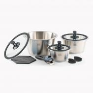 Набор посуды  Nesto нержавеющая сталь 10 предметов Cook Vision