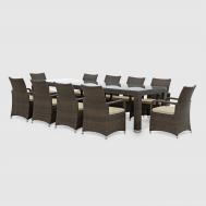 Комплект мебели Ns Rattan Patio 11 предметов NS RATTAN_MAVI