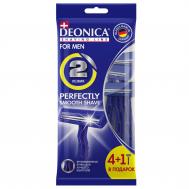 Станок для бритья одноразовый  2  Стандарт For Men 4+1 шт Deonica