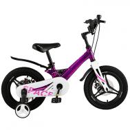 Велосипед детский  Space делюкс 14 дюймов фиолетовый Maxiscoo