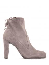Замшевые ботильоны Stuart Weitzman