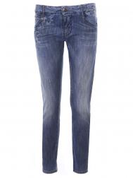 Джинсы хлопковые с декором Ermanno Scervino