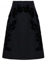 Юбка с бархатным принтом Dolce&amp;Gabbana
