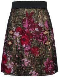 Юбка с цветочным принтом Dolce&amp;Gabbana