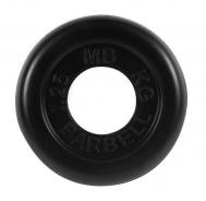 Диск обрезиненный d51мм  MB-PltB51-1,25 1,25кг черный MB Barbell