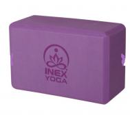 Блок для йоги  EVA Yoga Block YGBK-PR 23x15x10 см, фиолетовый Inex