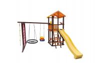Игровой комплекс  Bari-11 + качели Паутина Perfetto Sport