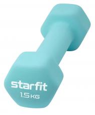 Гантель неопреновая 1,5 кг  DB-201 мятный Star Fit