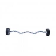 Фиксированная кривая штанга  Ez Curl Urethane Barbells LP8011-30 30кг Live Pro