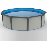 Морозоустойчивый бассейн  White круглый 3.6x1.3 м Comfort Poolmagic