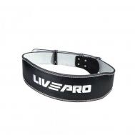 Атлетический пояс  Weightlifting Belt LP8067-M размер M, черный Live Pro