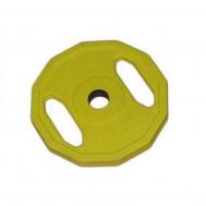 Обрезиненный диск для памп-аэробики 1,15кг  GS-Plate FM\GS-Plate-2,5\YL-02-00 желтый Foreman