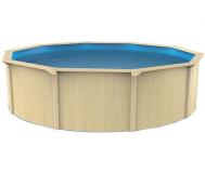 Морозоустойчивый бассейн круглый 300х130см  Wood Basic Poolmagic
