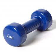 Гантель Sportex виниловая 2 кг  DB100 B31385 синий York