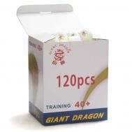 Мячи  Training Silver 1* New белый (120шт, в коробке) GIANT DRAGON
