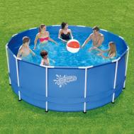 Каркасный бассейн круглый 366x132см  Polygroup P20-1252 SummerEscapes