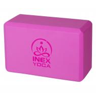 Блок для йоги  EVA Yoga Block YGBK-PK 10х15х23 см, розовый Inex