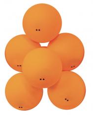 Мячи для настольного тенниса  2*, пластик, 40+, оранж., 6 шт., ATB201 Atemi