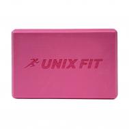 Блок для йоги и фитнеса 23х15х7см t YBU200GPK розовый UnixFit