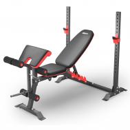 Скамья силовая со стойками  BENCH 130DD BSBNRK130DD UnixFit