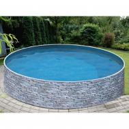 Морозоустойчивый бассейн  Stone круглый 3,6х0,9 м (без оборудования) Azuro
