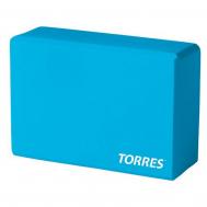 Блок для йоги  ЭВА YL8005 голубой TORRES